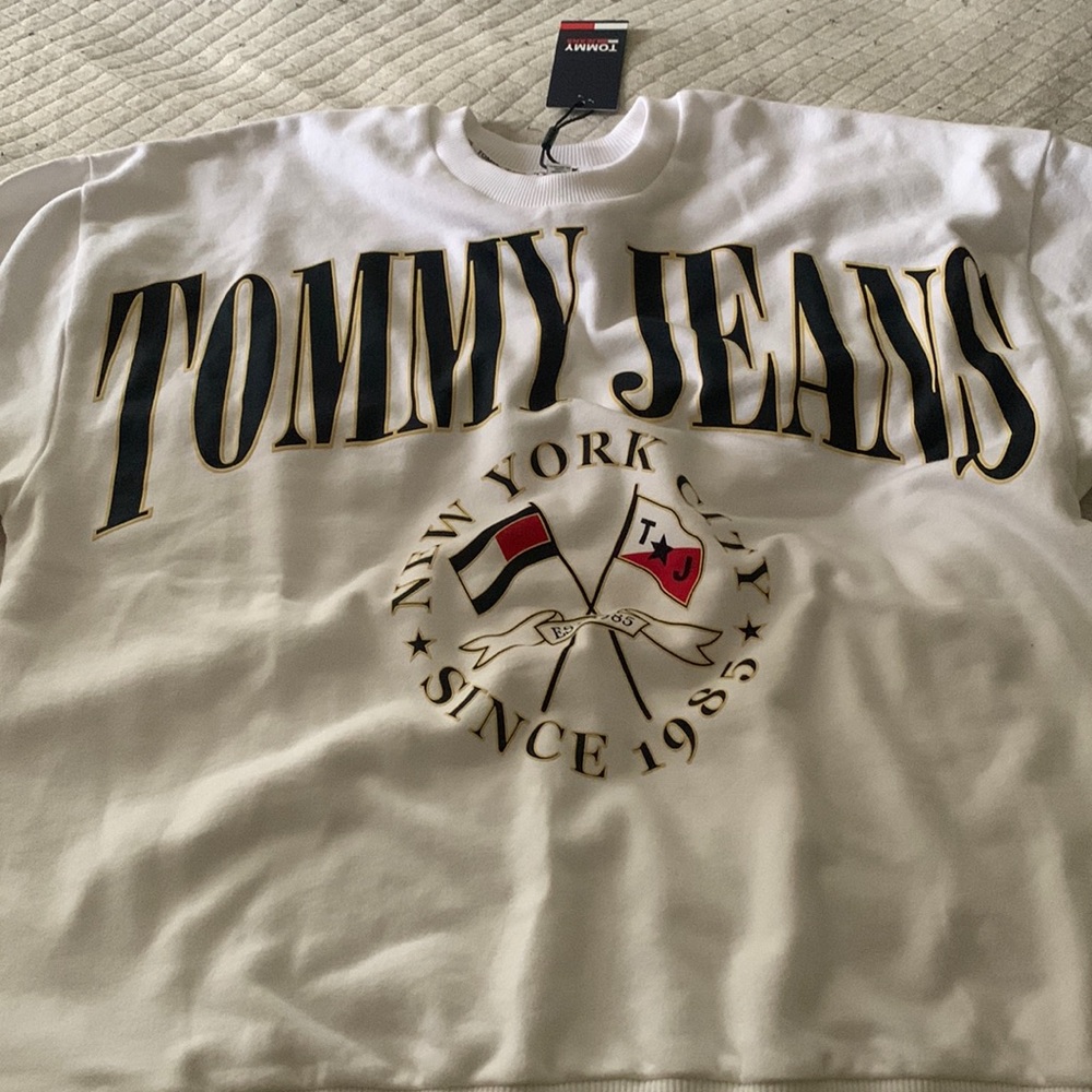 Tommy Hilfiger Sweatshirt Vintage Style Oversized